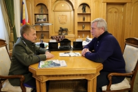 Александр Калинин встретился с Губернатором Ростовской области Василием Голубевым